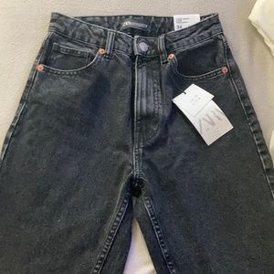 NWT Black mom jeans
